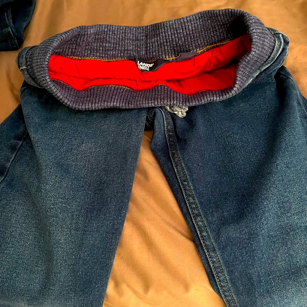 Boys size 8 lined Lands End jeans…NWT